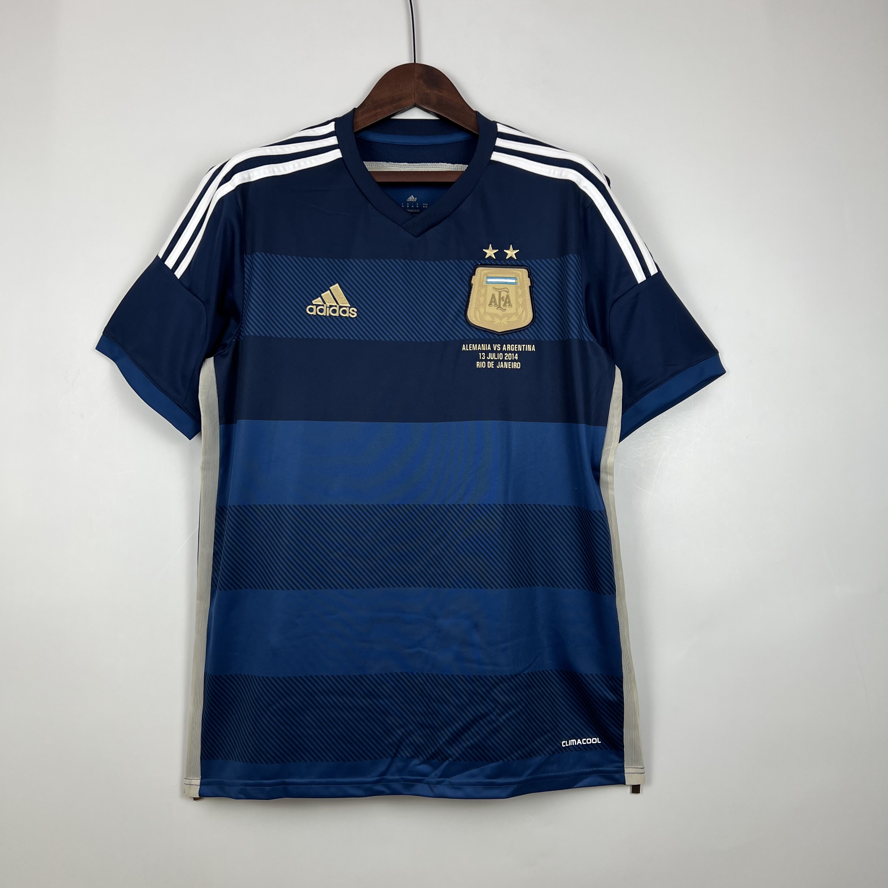 Tailandia Camiseta Argentina 2ª Retro 2014 Azul